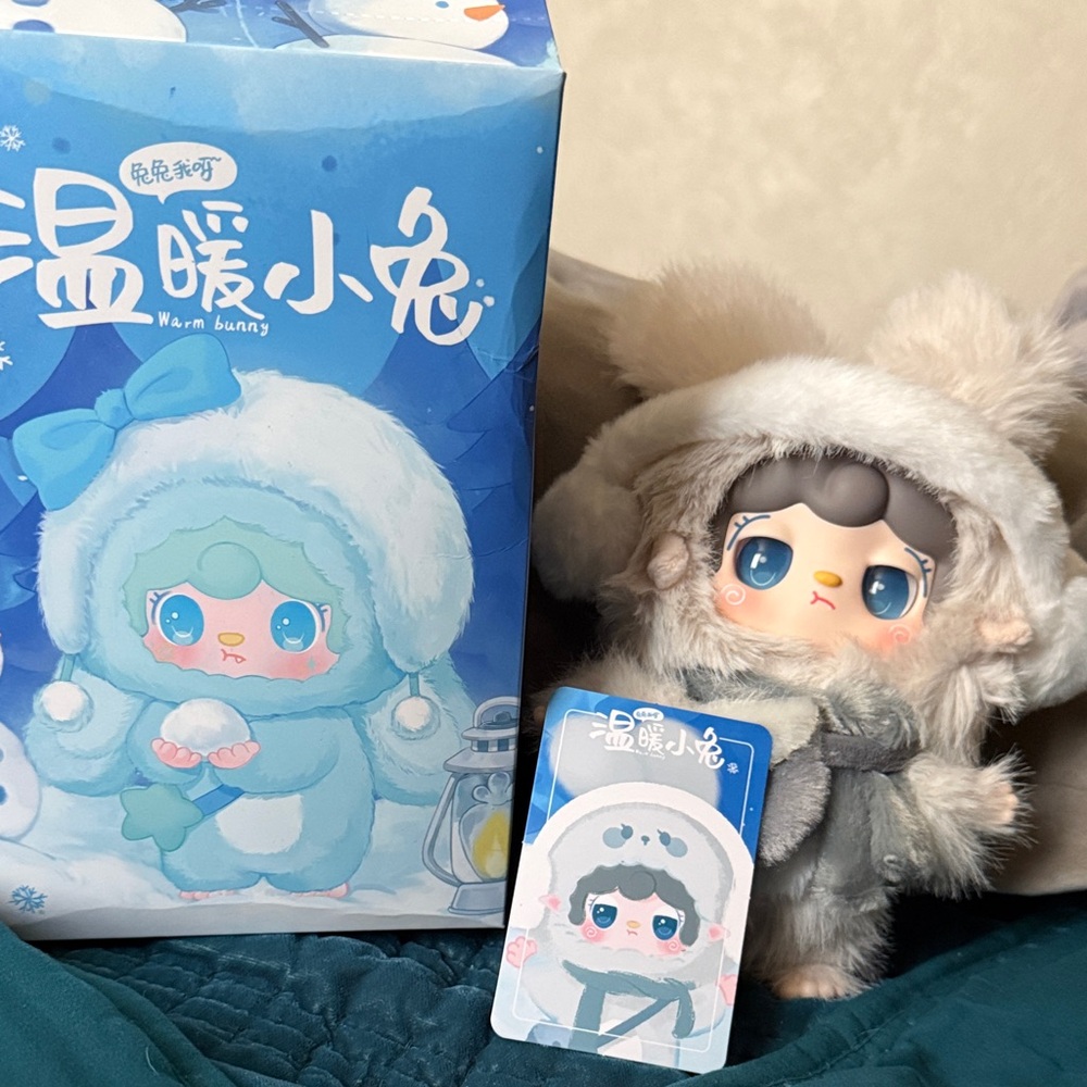 Yooki Warm Bunny series plush pendant